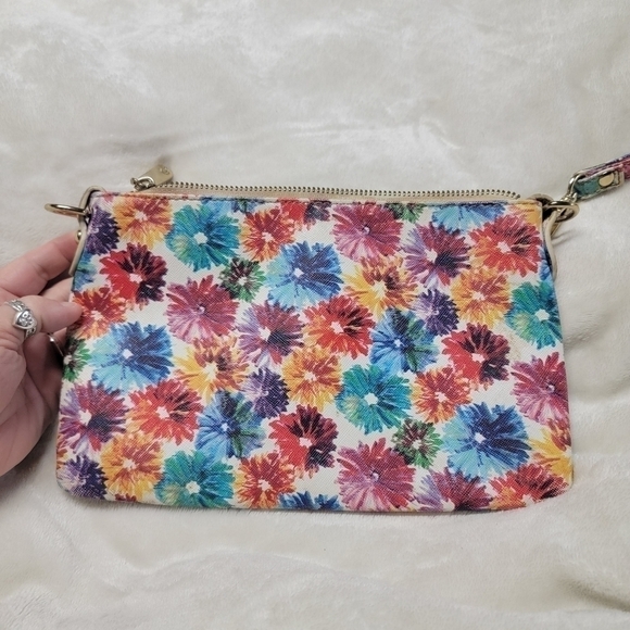 🧡C Brand Floral Clutch/Wristlet Bag - Picture 6 of 6